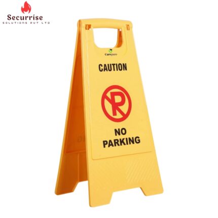 No parking board caution board