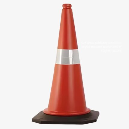 Plastic Traffic Cone with reflective stripes