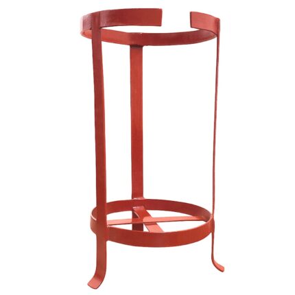 Floor mount fire extinguisher stand