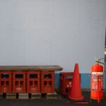 floor mount fire extinguisher stand