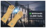 Securrise Solution Vidyut 11000 KVA electrical safety gloves for electricians and power work