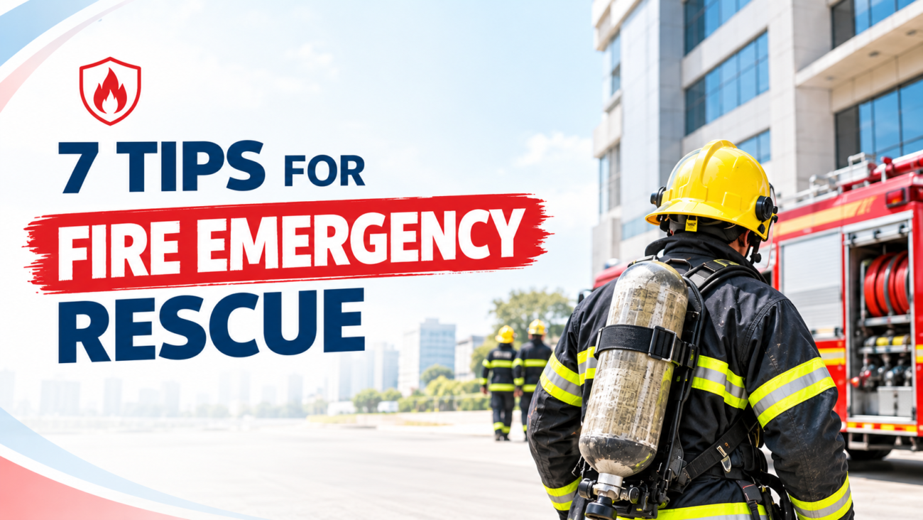 7 tips for fire emergency rescue and fire safety awareness