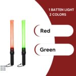 Securrise Solution 21 inch traffic baton light stick with red and green blinking light for traffic control
