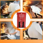 Securrise Solution emergency fire blanket fiberglass flame retardant survival protection blanket