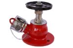 Securrise Solution red fire hydrant valve 63 x 75 mm with flanged base and handwheel
