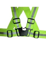 Securrise Solution Green Cross Belt Reflective Jacket for road and industrial safety