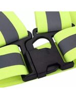 Securrise Solution Green Cross Belt Reflective Jacket for road and industrial safety