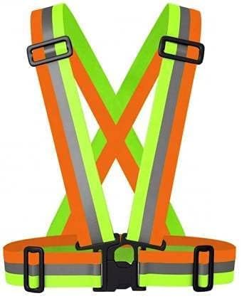 Securrise Solution Reflective High Visibility Safety Belt with lightweight elastic and adjustable straps