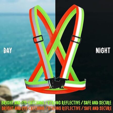 Securrise Solution Reflective High Visibility Safety Belt with lightweight elastic and adjustable straps