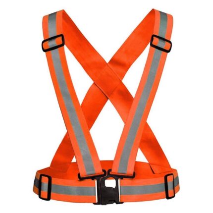 Securrise Solution safety reflective vest with belt in high visibility fluorescent color