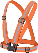 Securrise Solution safety reflective vest with belt in high visibility fluorescent color