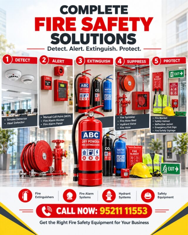 fire safety equipment installation services in mansarovar jaipur