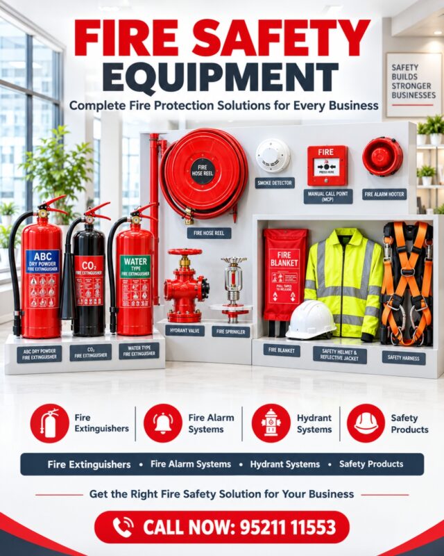 Fire safety equipment and complete fire protection solutions for businesses