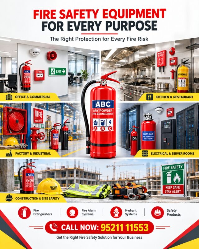 Fire Safety Equipment for Every Purpose