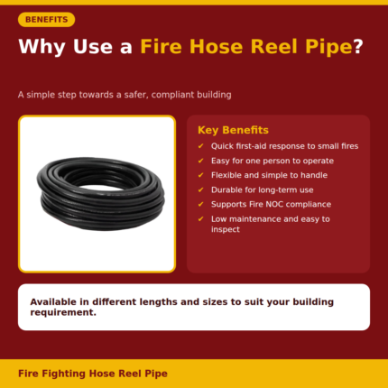 Securrise Solution 30 meter black fire hose reel pipe hose 20mm diameter coil